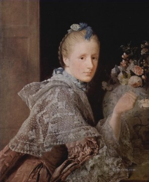 アラン・ラムゼイ Painting - 画家の妻マーガレット・リンゼイ アラン・ラムゼイの肖像画 古典主義
